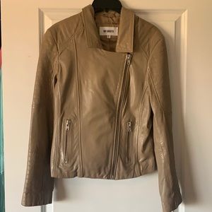 Like New BB Dakota Tan Leather Jacket